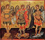 Les archanges : Gabriel, Michaël et Raphaël