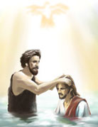 Jésus pleinement homme se fait baptiser pour s'unir totalement à nous