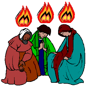 disciples s'adonnant à la prière de maturation, guidés par l'Esprit
